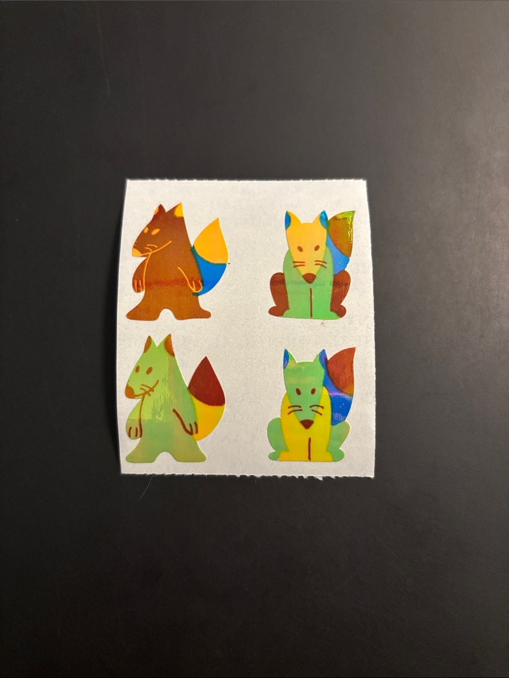 Cotrin Fox Pearly Sticker Mod Vintage 80's